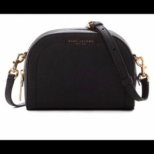 Marc Jacobs black leather crossbody bag